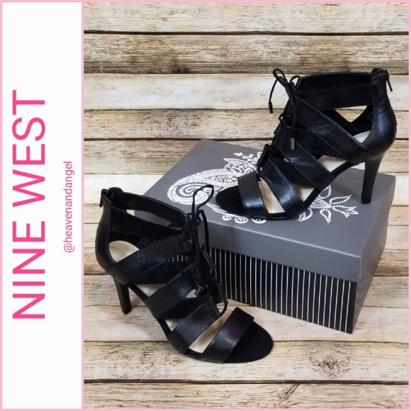 Nine West Shoes - NEW Nine West Artliff Lace-up Leather Heels